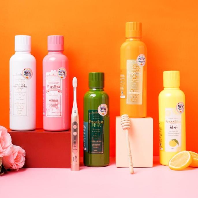 Pieras Propolinse Sikat Gigi Elektrik dan 5 Botol Propolinse ---TERBARU---