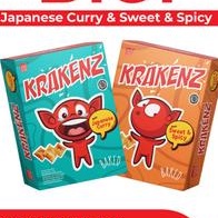 [HALAL] Krakenz Snack Baked Crackers Sweet&amp;Spicy / Japanese Curry 70gr  Kraken Snek Panggang