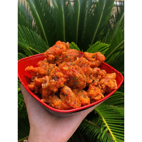 

kulit krispi 70gr pedas