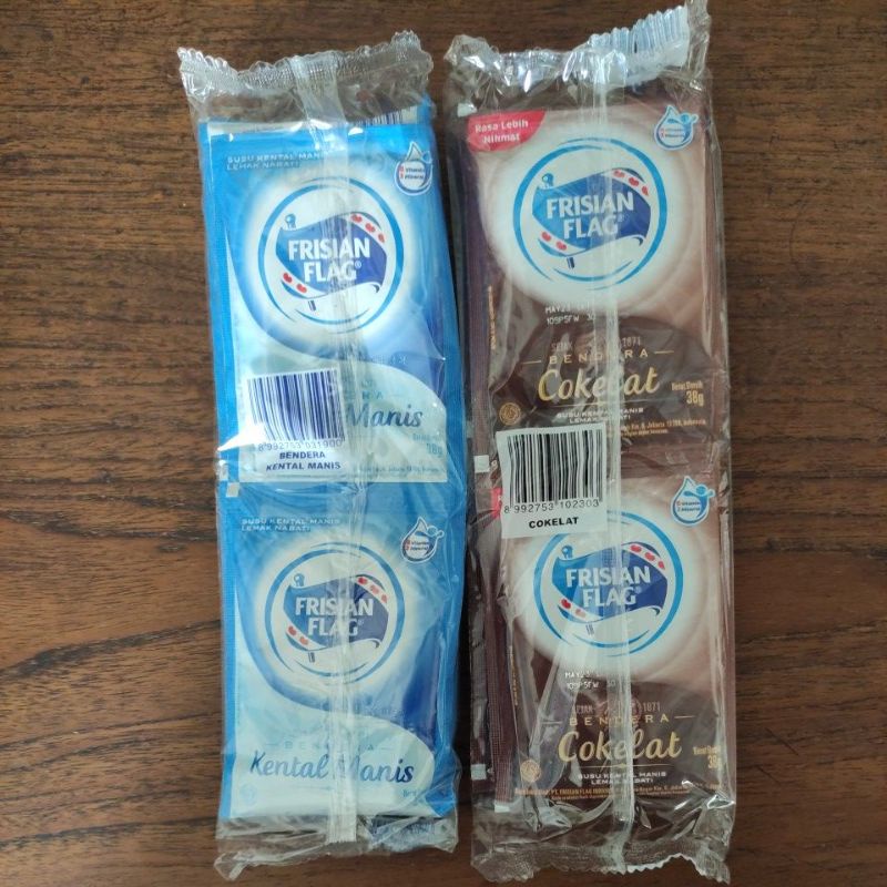 

frisian flag bendera coklat / putih sachet