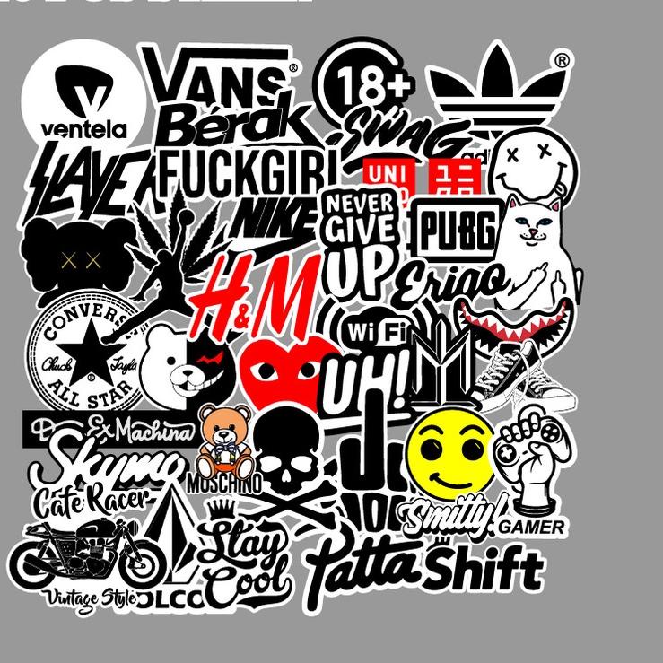 

れ [ MAC ] 40 PCS STICKER RANDOM AESTHETIC LUCU UNTUK LAPTOP CASE TUMBLER - F6 ▶