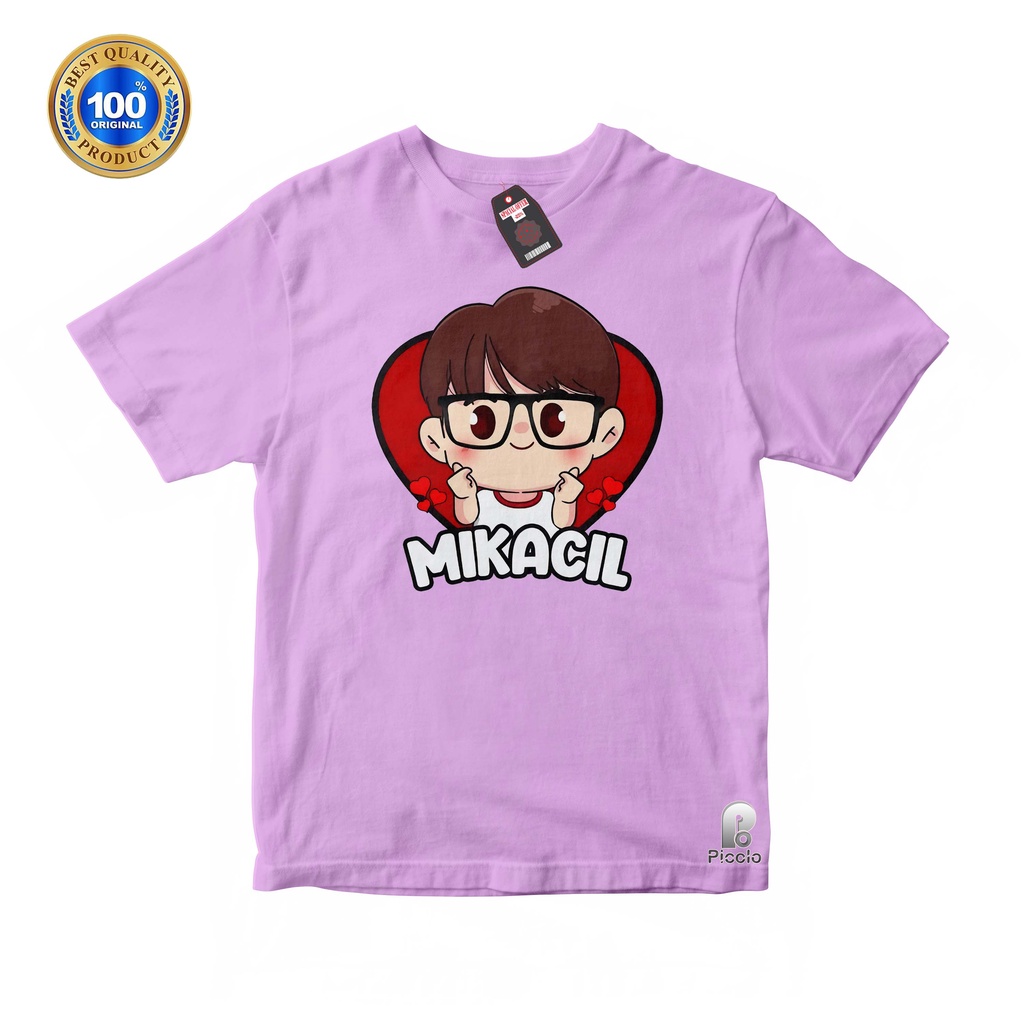 KAOS ANAK MIKACIL YOUTUBER GAME BAHAN COTTUN 2-10 Tahun UNISEX