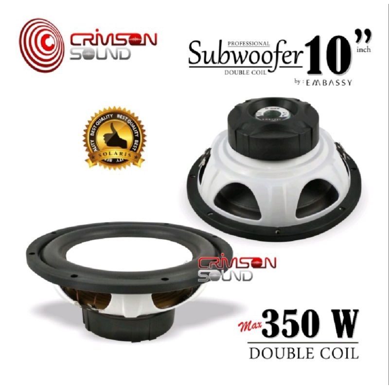 Subwoofer 10&quot; EMBASSY ES 1028W