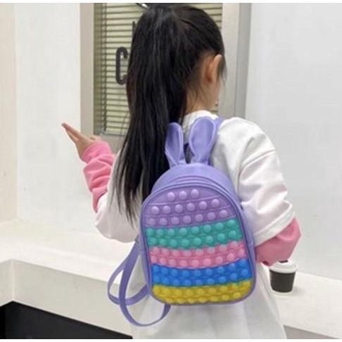 Tas Ransel Anak Pop it / Tas Selempang Anak Pop it / Mainan Anak Popit
