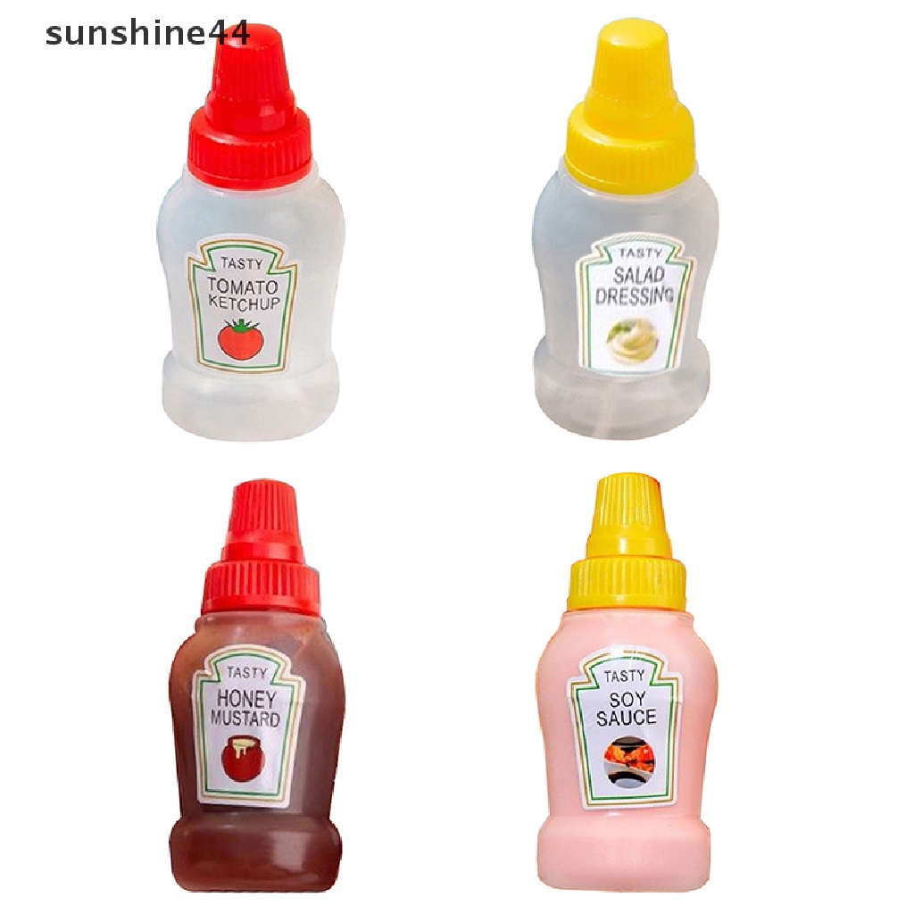 Sunshine 1Pc Botol Saus / Kecap / Madu / Salad Mini Portable