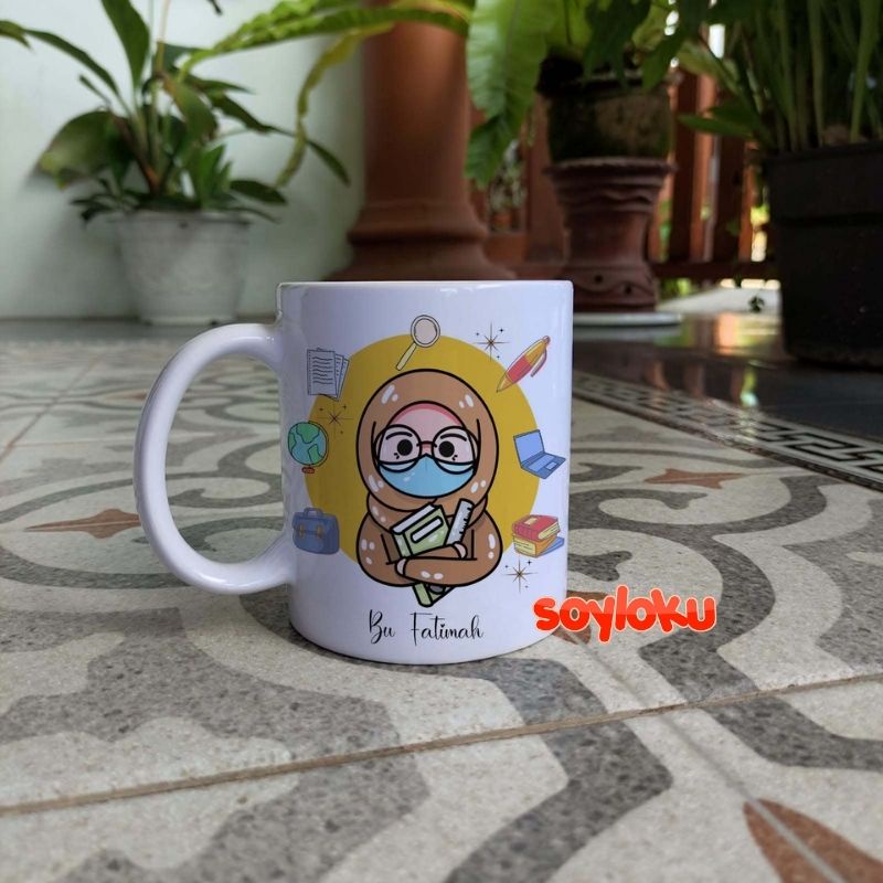

Kado Hari Guru Kartini Days Teacher mug keramik custom hampers gift box Bu guru Pak guru PNS Honorer