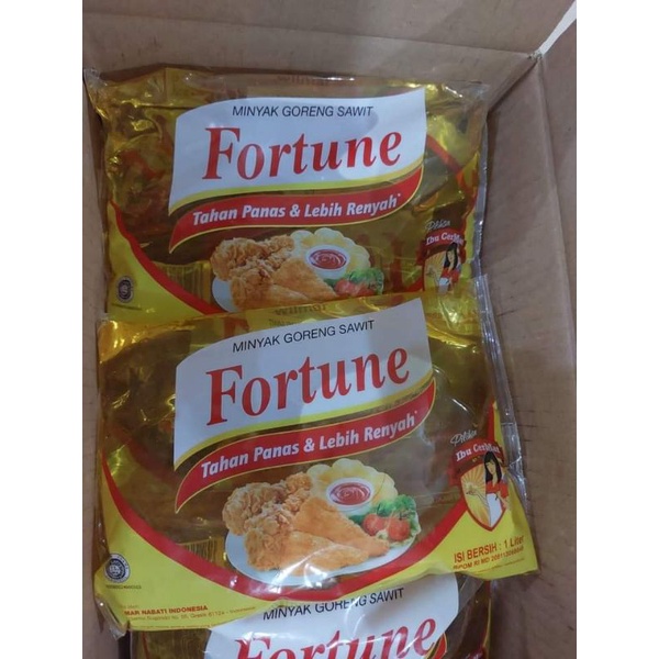

minyak goreng fortune 1liter bantal