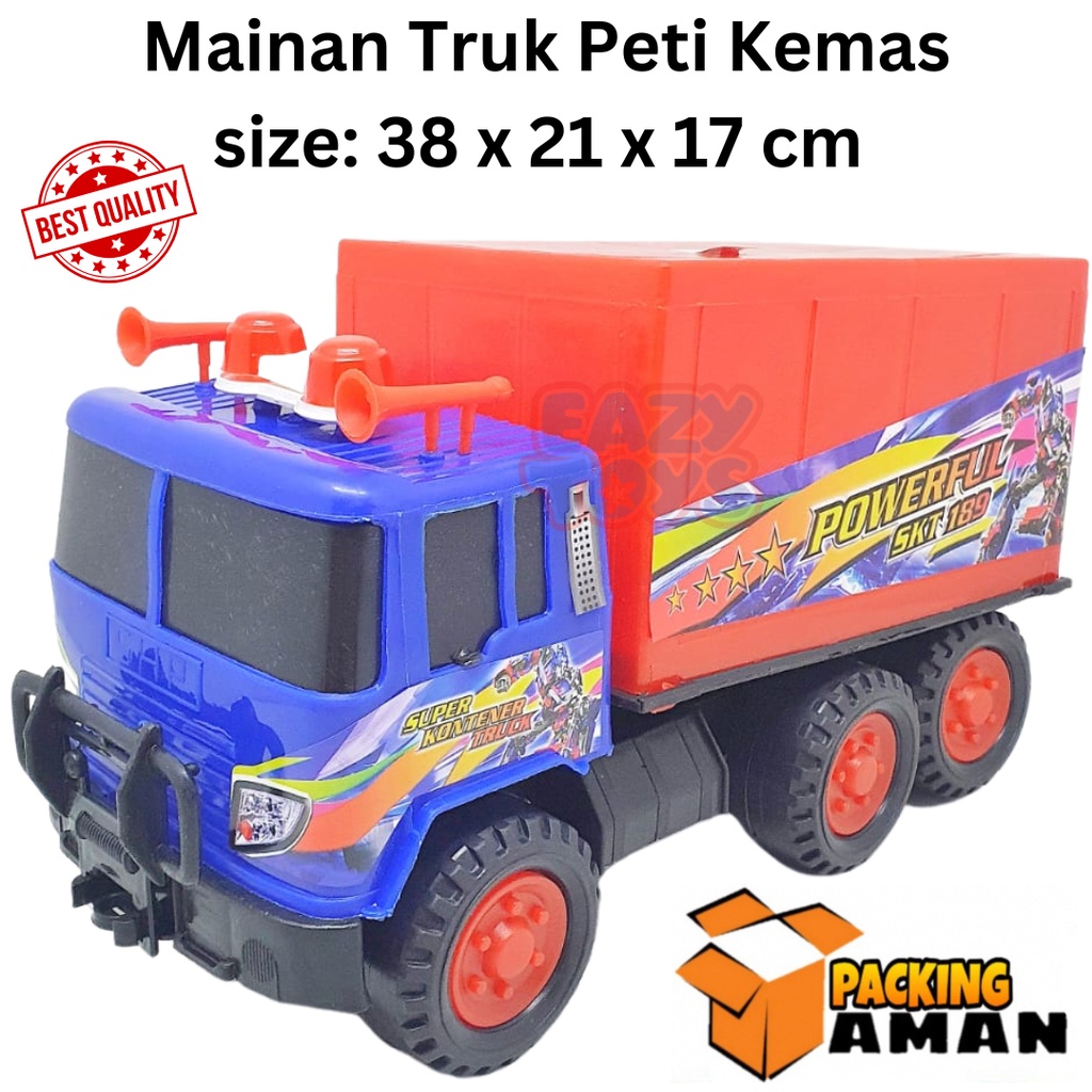 Mainan Anak Mobil Mobilan Truk Peti Kemas SKT189