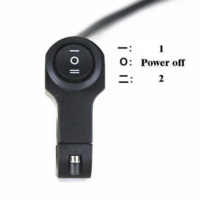 Saklar On Off Besi Stang Sepeda Motor Tombol Lampu Hi-Lo 2 Way Switch
