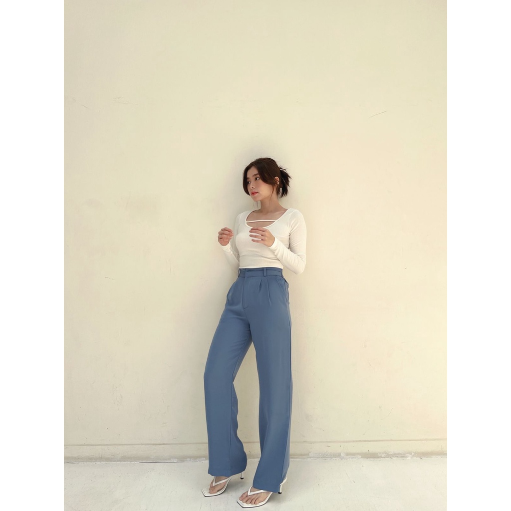 POTTIE - Tory Cullotes Pants - Long Culottes High Waist