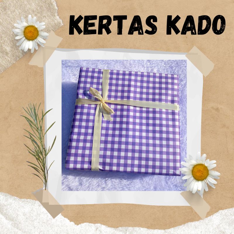 

▪︎Extra Package Kertas Kado ▪︎