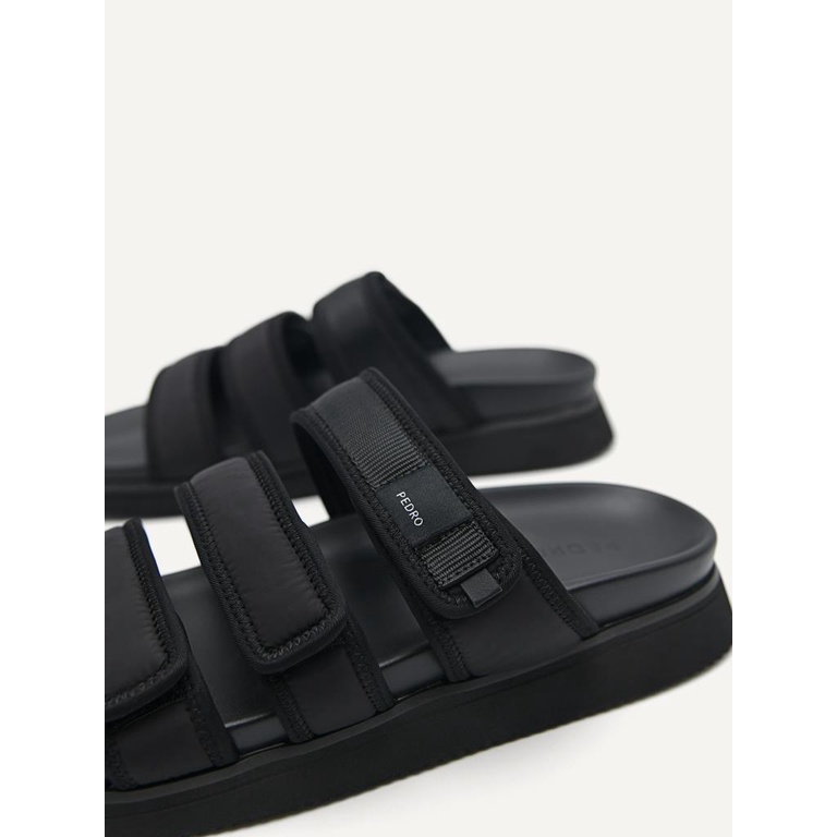 PM148 SANDAL SLIDE PEDRO PRIA ORIGINAL CASUAL BRANDED HITAM