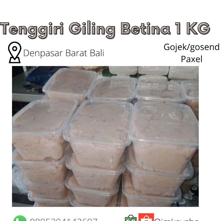 

Tenggiri Giling 1 Kg