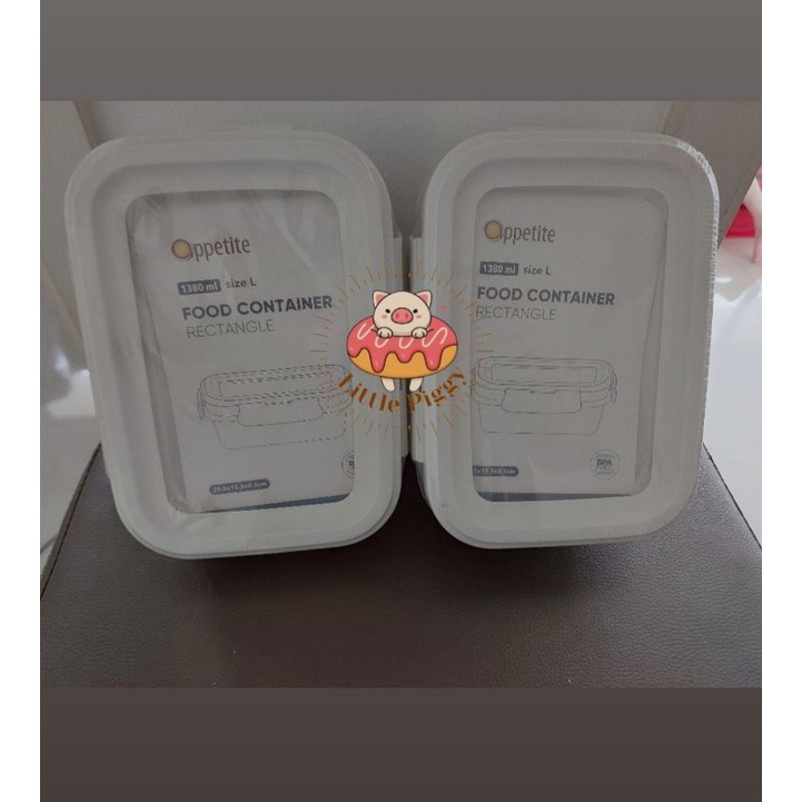 Informa Oppetite lunch box / wadah kotak penyimpanan makanan