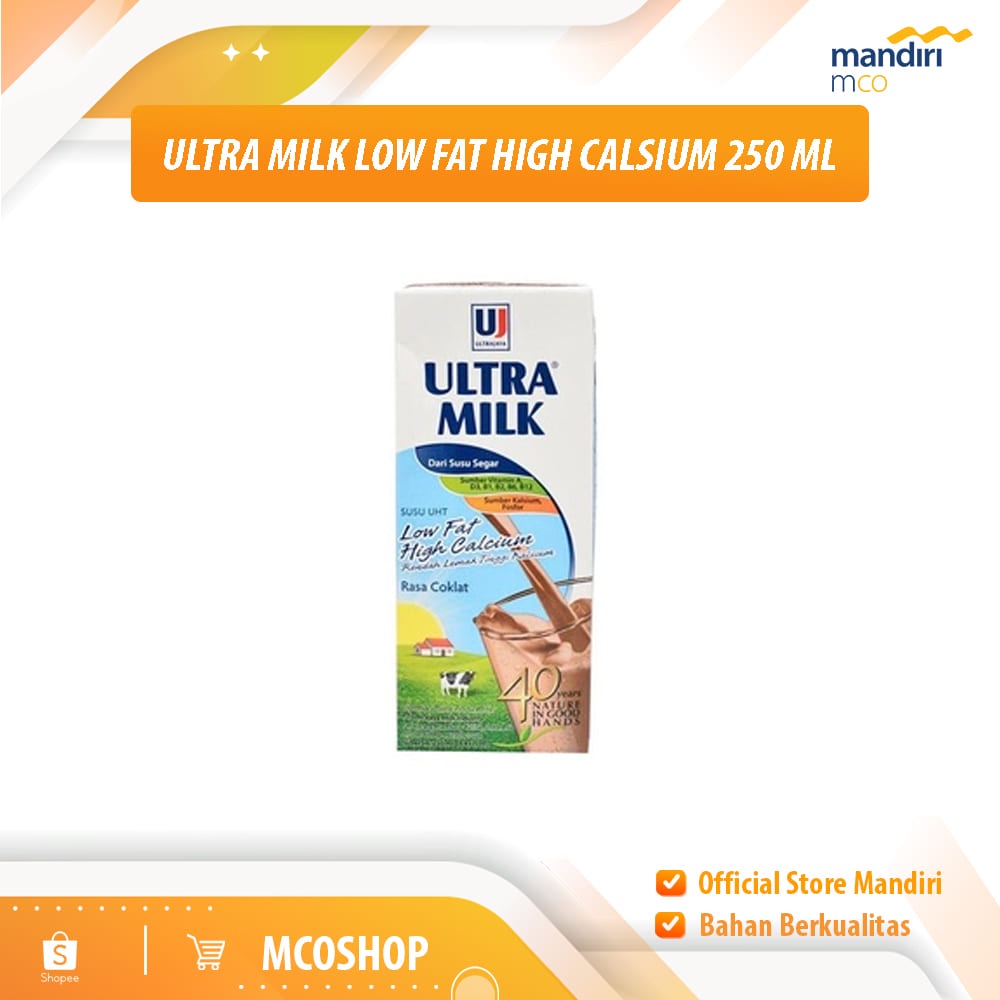 

ULTRA MILK LOW FAT HIGH CALSIUM 250 ML