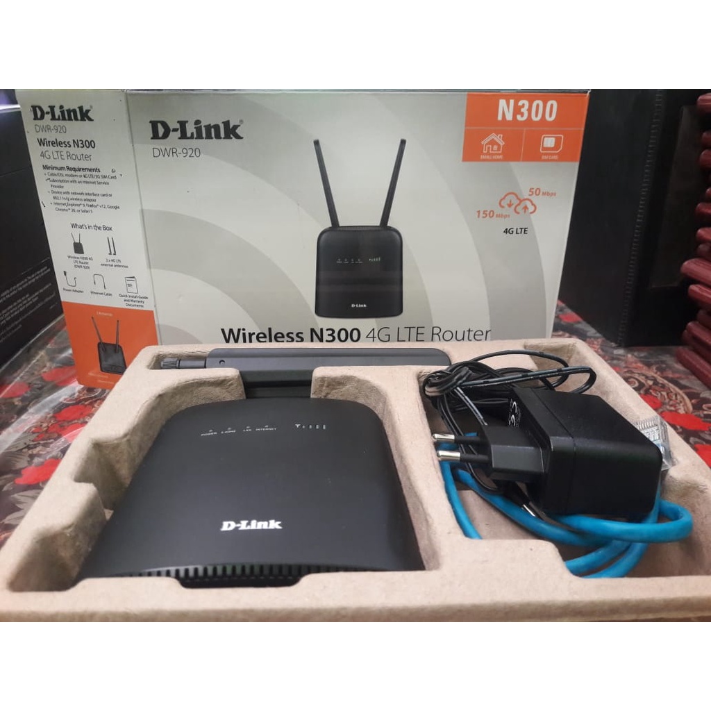 HOME ROUTER D-LINK DWR 920 4G LTE WIRELESS N300