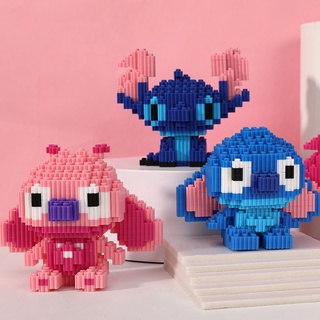 Nano Block Stich Series Building block lilo angel stitch mainan edukasi anak set hadiah dan pajangan