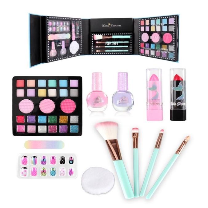 Mainan Anak perempuan Make Up set Anak simulasi Make up seperti Asli