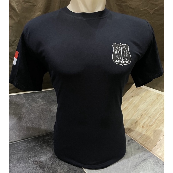 Kaos Katun Satpam - Kaos Security - Kaos Satpam - Biru