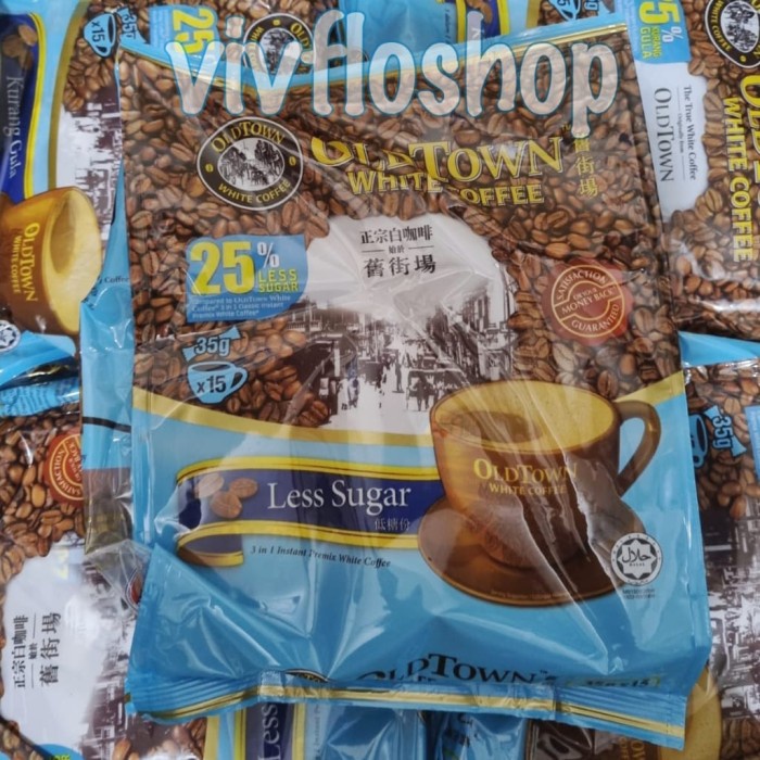 

KOPI OLD TOWN WHITE COFFEE LESS SUGAR (BAG 15 SACHET)
