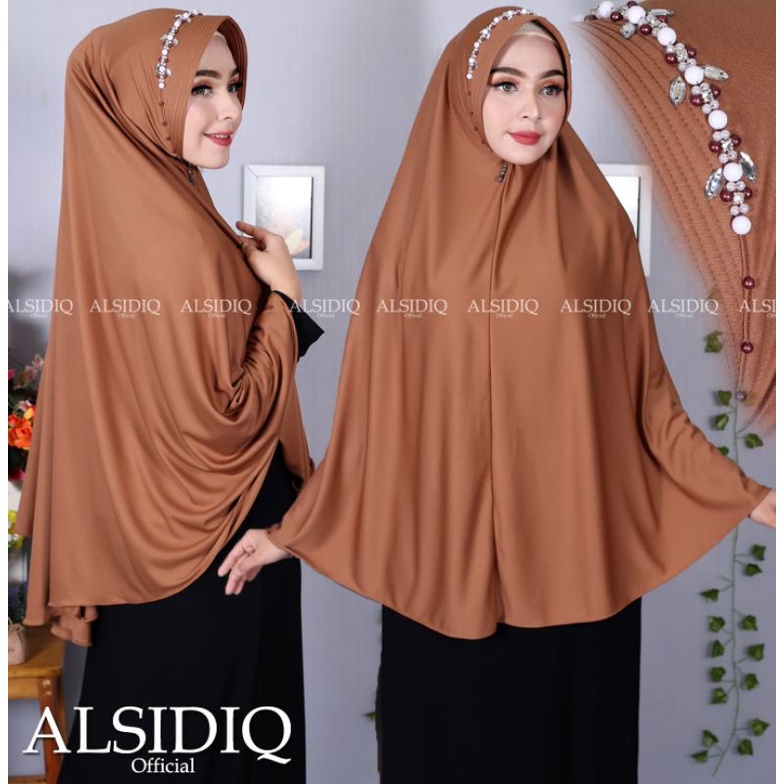 KHIMAR JILBAB JUMBO PAYET MUTIARA/HIJAB PREMIUM/INSTAN BERGO SYAR'I/JILBAB BAGUS MURAH