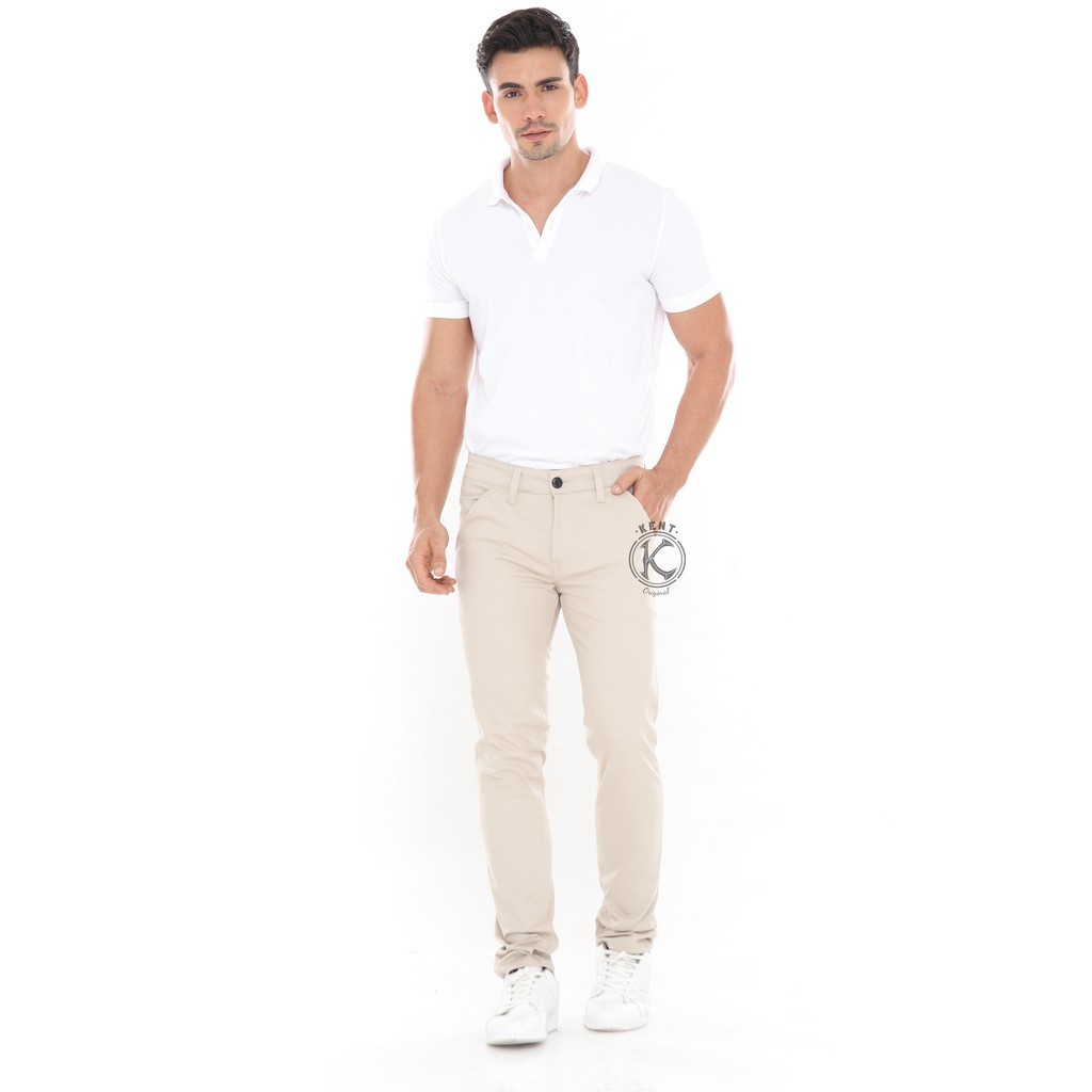 Celana Chino Panjang Pria Premium Streatch Size S,M,L,XL