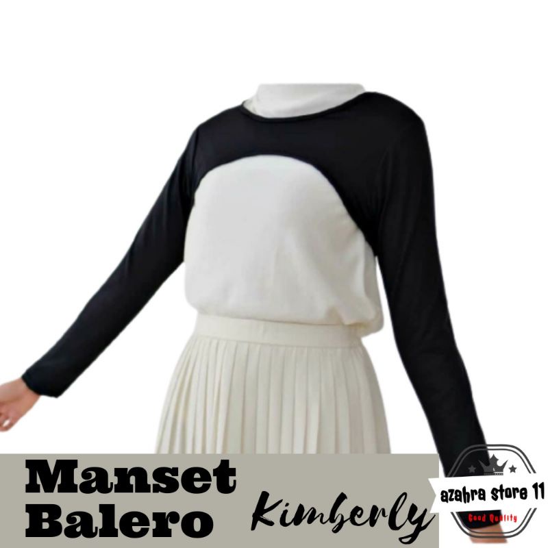 MANSET BOLERO CROP TOP KIMBERLY MANSET TANGAN SAMBUNG BALERO MANSET TANGAN ANTI MELOROT