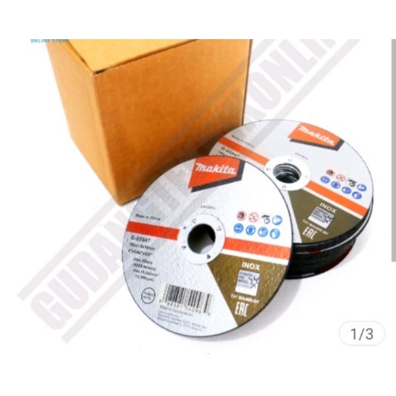 Mata Gerinda POTONG 4" MAKITA / Batu Gerinda Gurinda Grinda Potong 4 Inch MAKITA