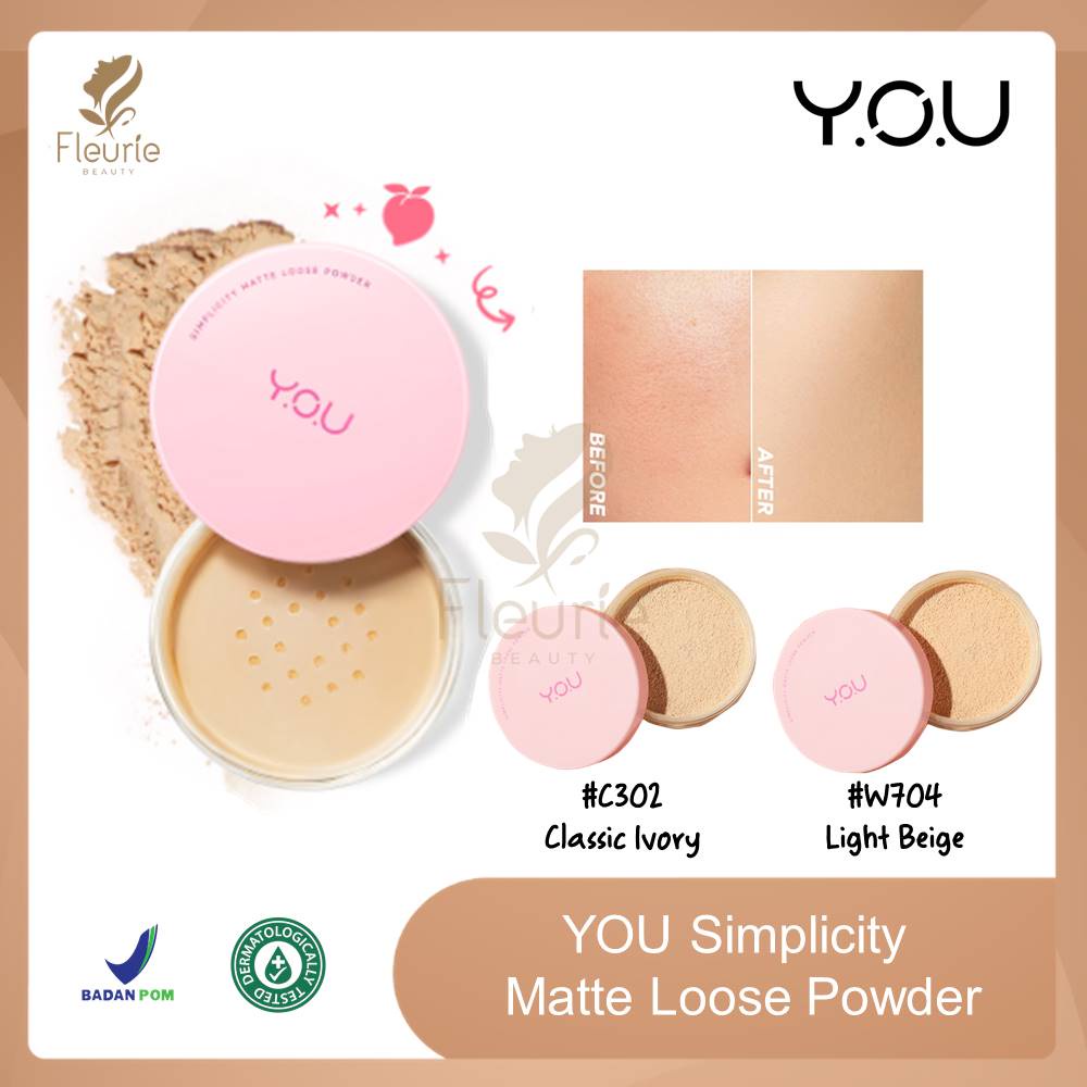 [NEW] YOU Simplicity Matte Loose Powder - Loose Powder Bedak Tabur Original BPOM