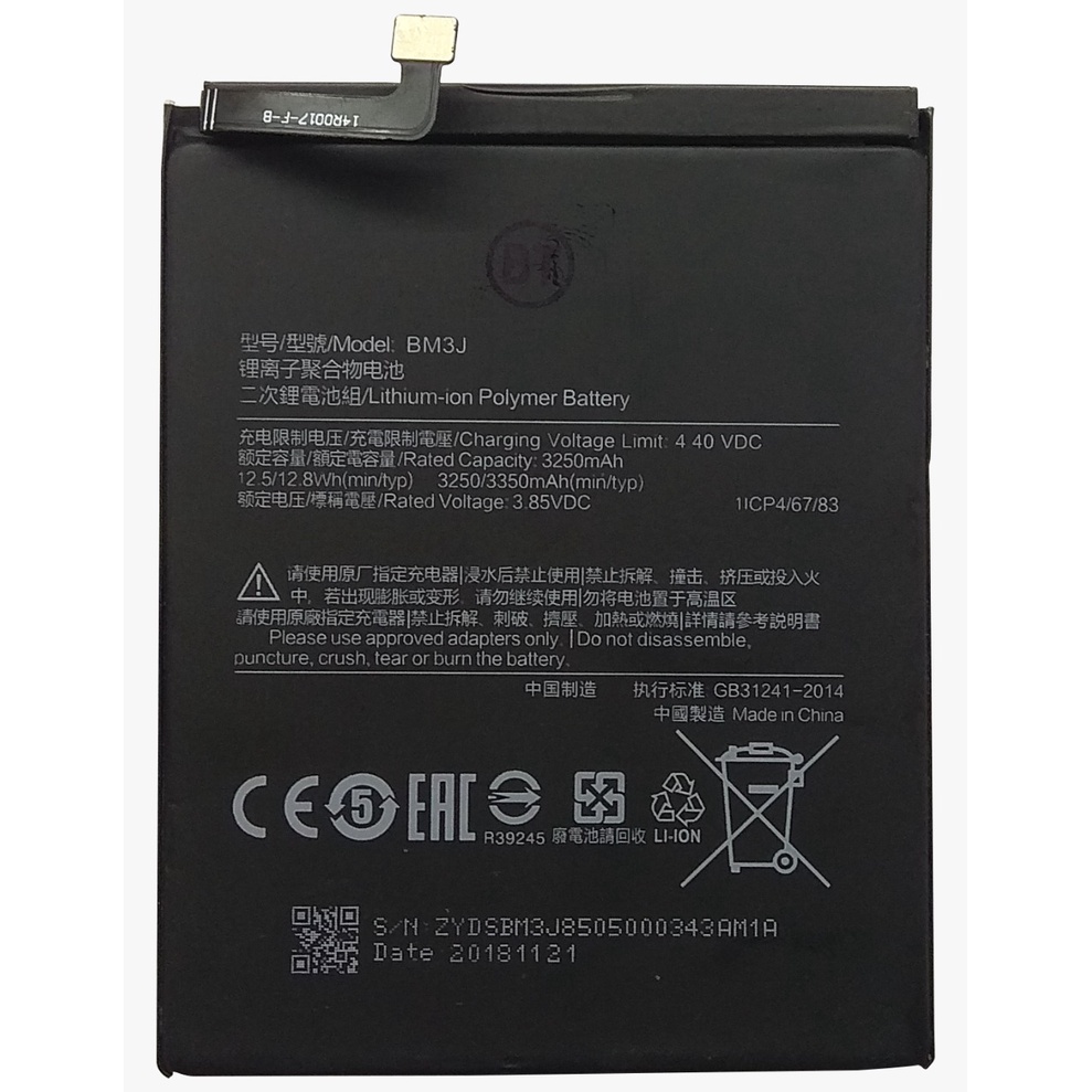 BATERAI BATTERY XIOMI XIAOMI 8 LITE XIAOMI 8X BM3J ORIGINAL