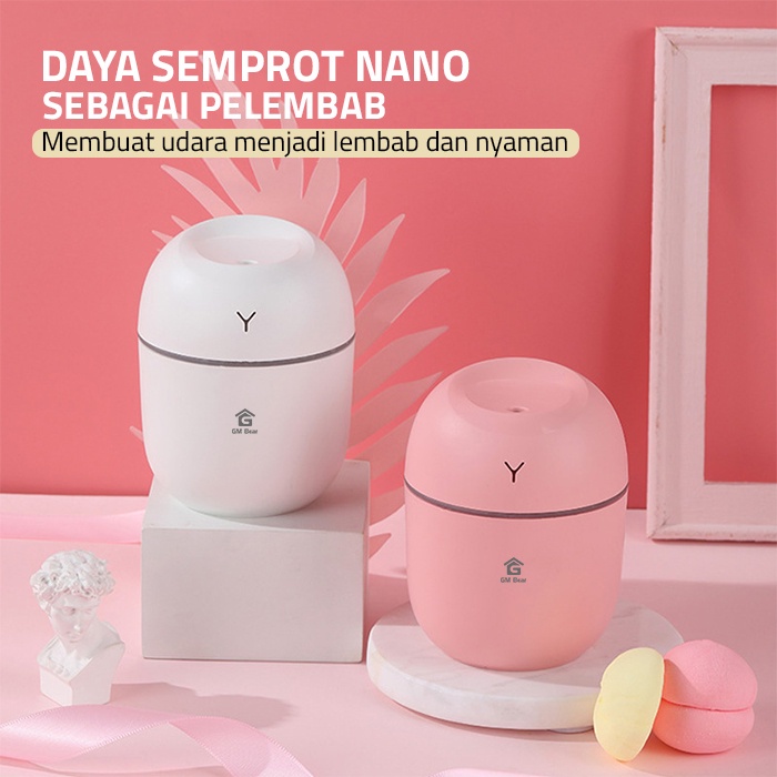 Diffuser Mini Humidifier Aroma Terapi Pelembab Udara Hrumidifier Mini USB Car Humidifier