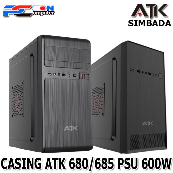 Casing simbadda ATK 680 with 685 + PSU 600watt