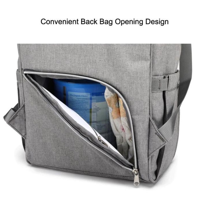 Lequeen Tas Ransel Perlengkapan Bayi Mirip Anello - Black