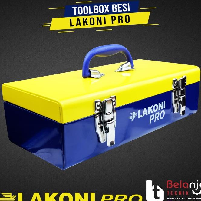 Lakoni Pro Metal Toolbox 1 Susun Tool Box Besi Tempat Perkakas Ori