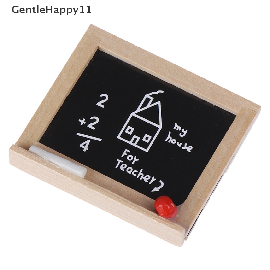 Gentlehappy 1Pc Papan Tulis Mini Model Miniatur Rumah Boneka 1: 12aksesoris Kamar Anak DIY  Id