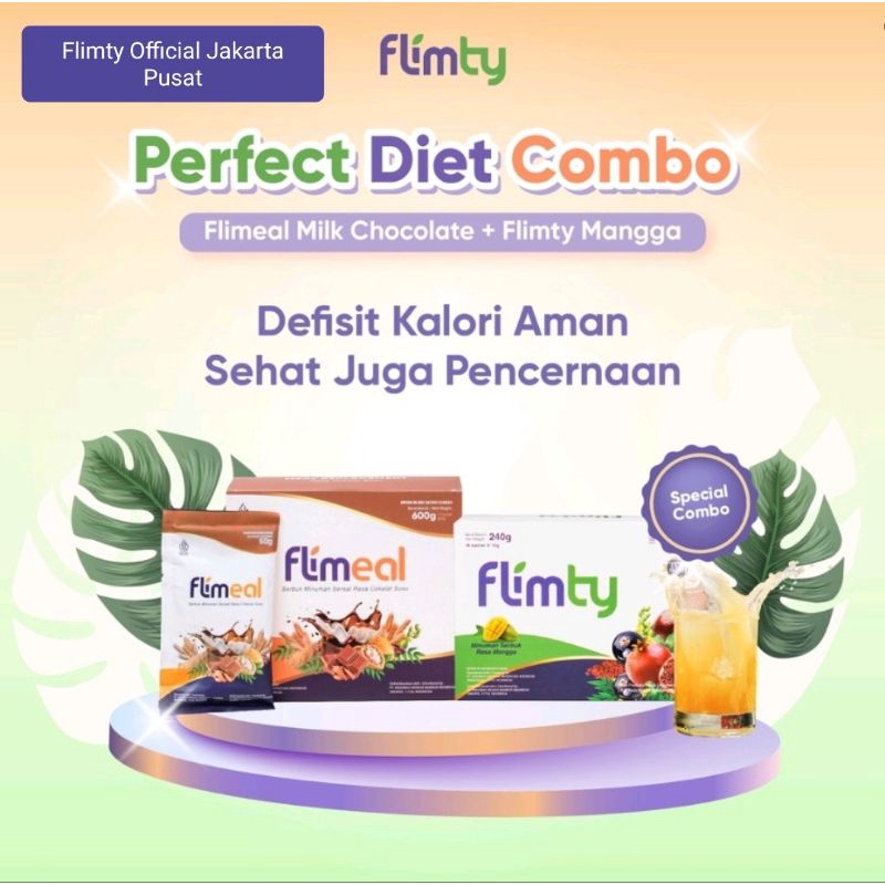 Diet Combo 1 Box Flimty dan 1 Box Flimeal