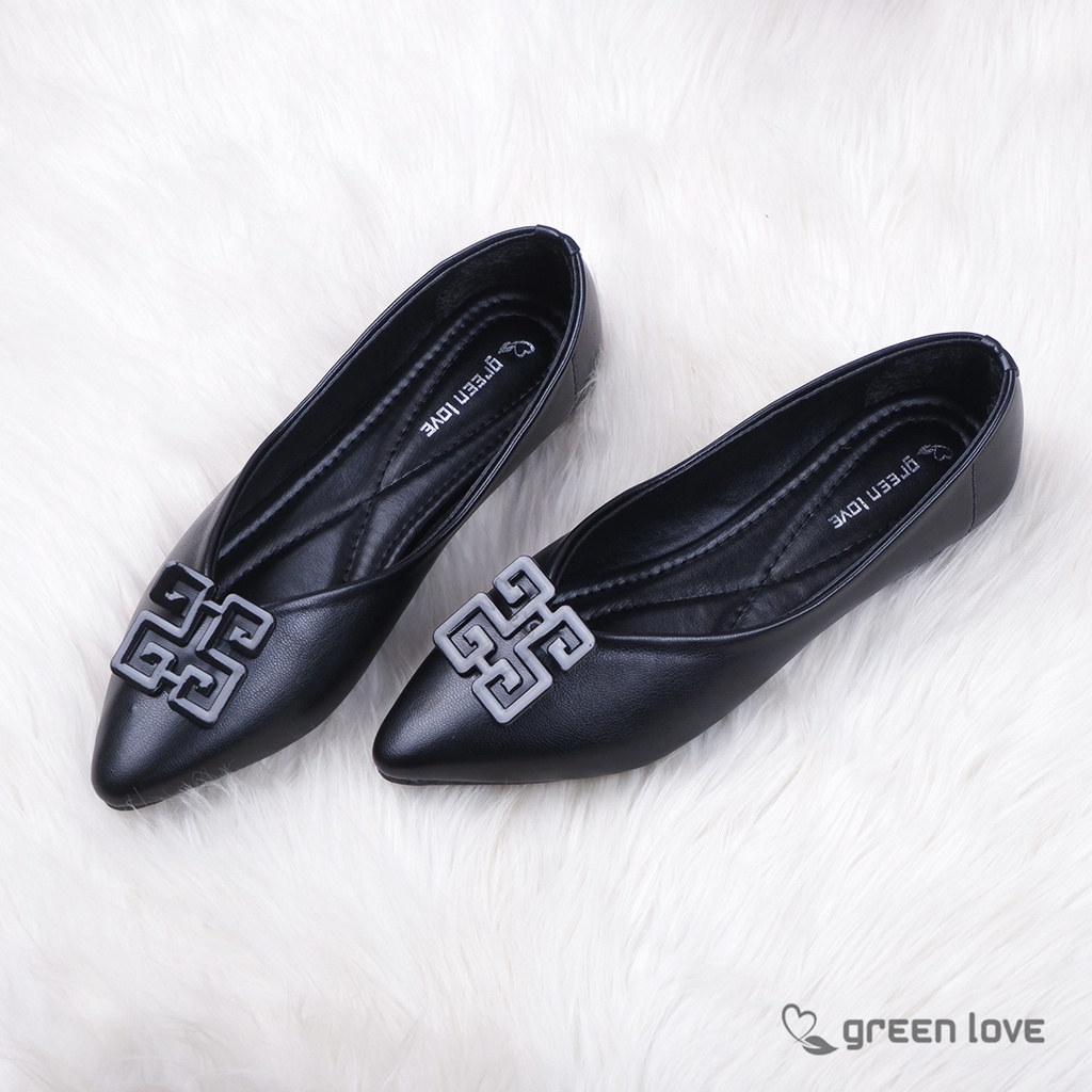 Green Love Flatshoes LILY