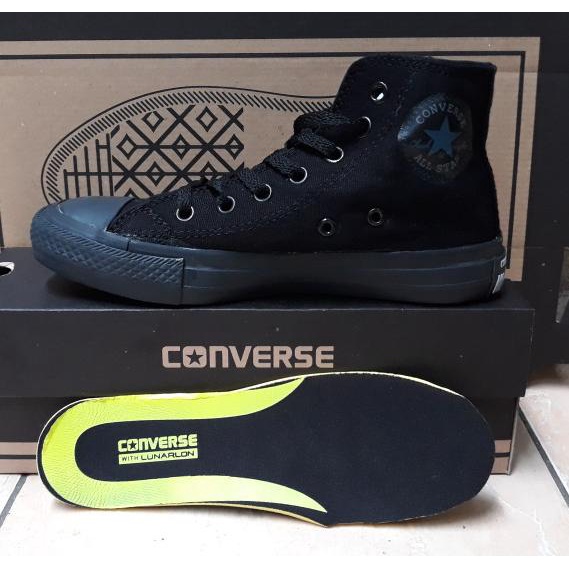 Sepatu All Star Converse Hitam Full Tinggi Murah
