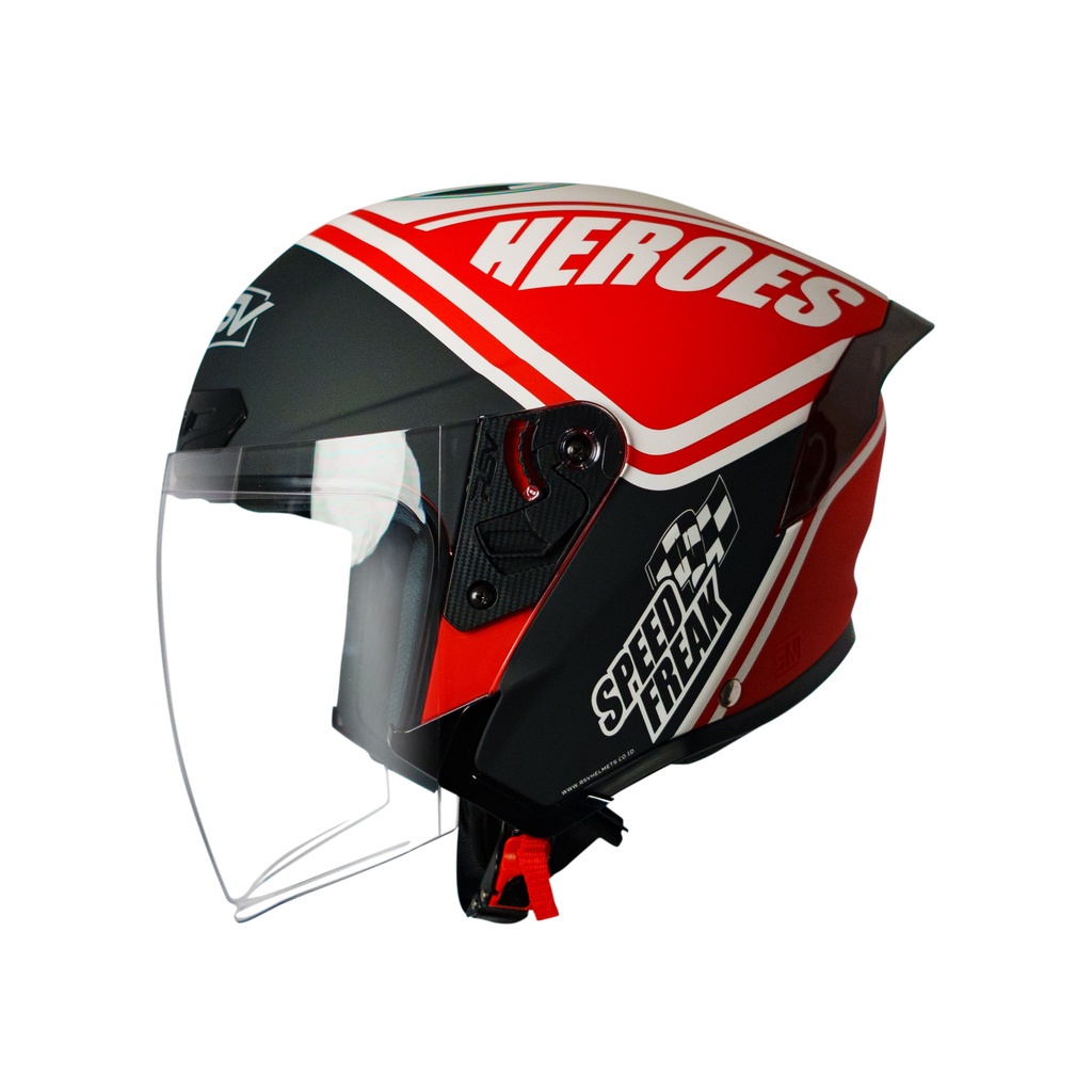 HELM RSV NEW WINDTAIL DIRTY HEROES BUNDLING VISOR IRIDIUM