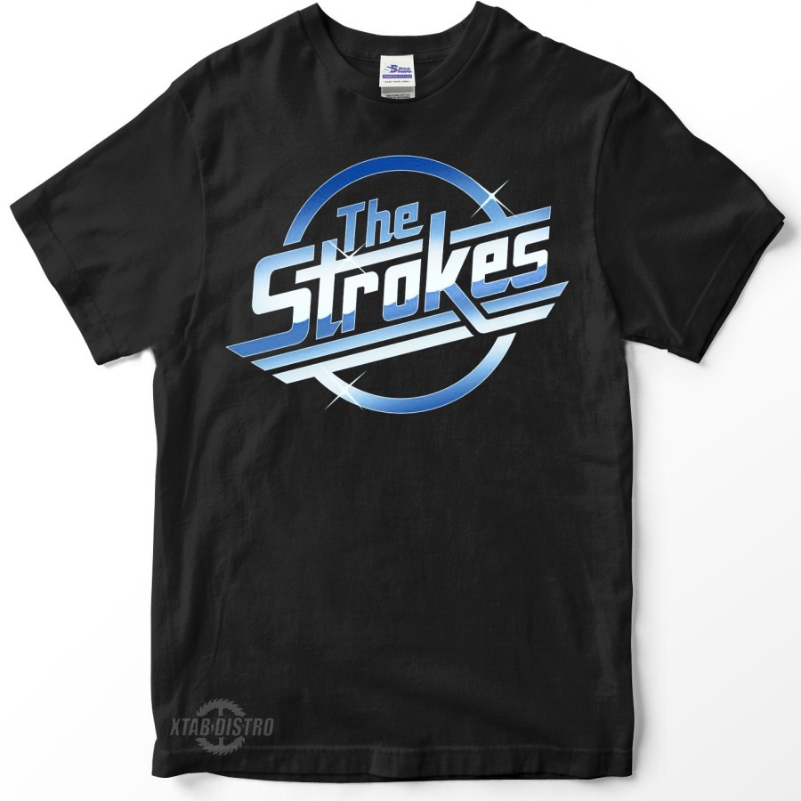 Kaos THE STROKES Logo Premium Tshirt Kaos Band The Strokes Rock