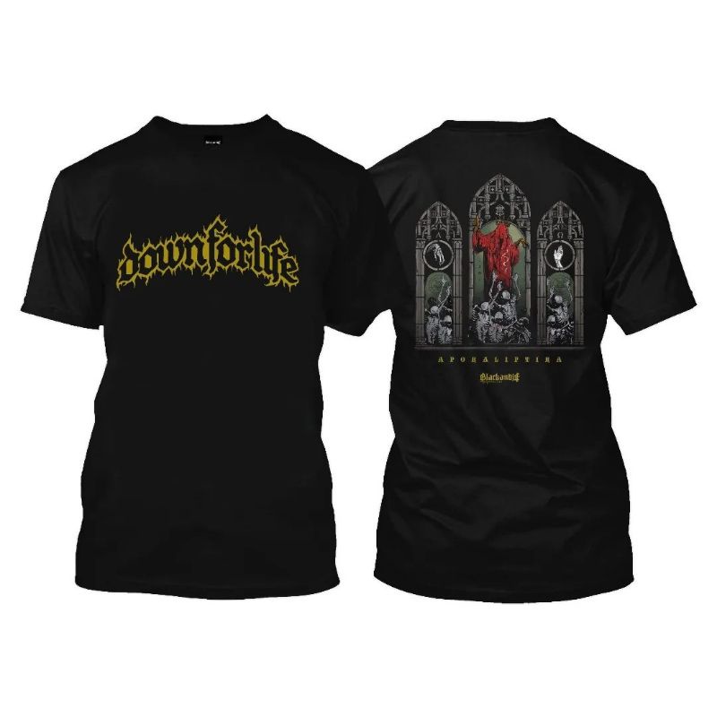 Tshirt DOWNFORLIFE - Apokaliptika (front logo)