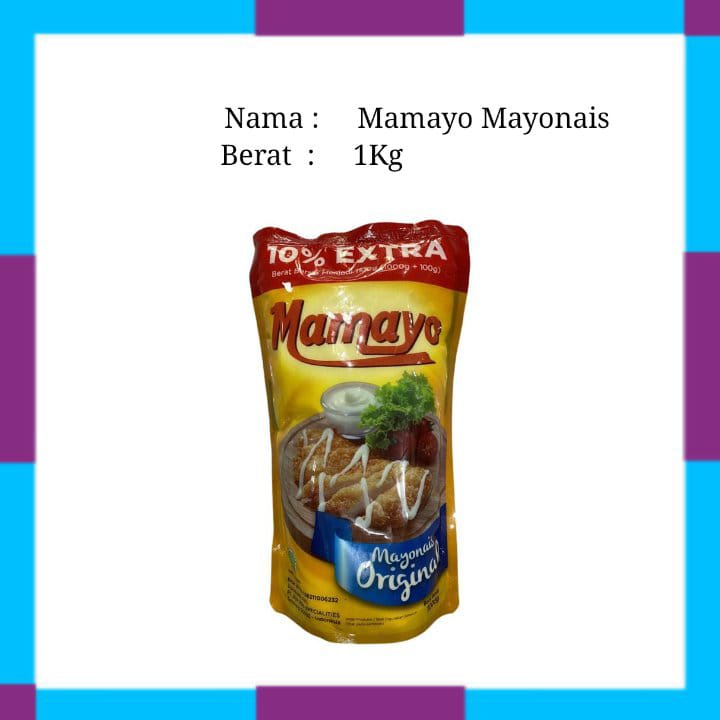 

Mayonaise MAMAYO Kemasan 1kg | Bekasi