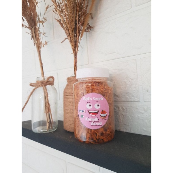 

KERIPIK SINGKONG ASRUD CEMILAN RINGAN SNACK ENAK PEDAS ( toples 320ml)