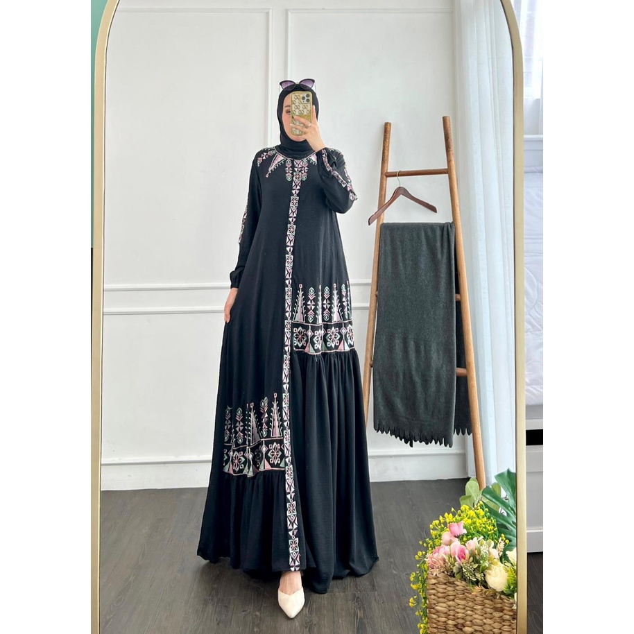 Ori Glamz/Gamis Khalida Fashion Muslim/Pesta/ Dress Musli/