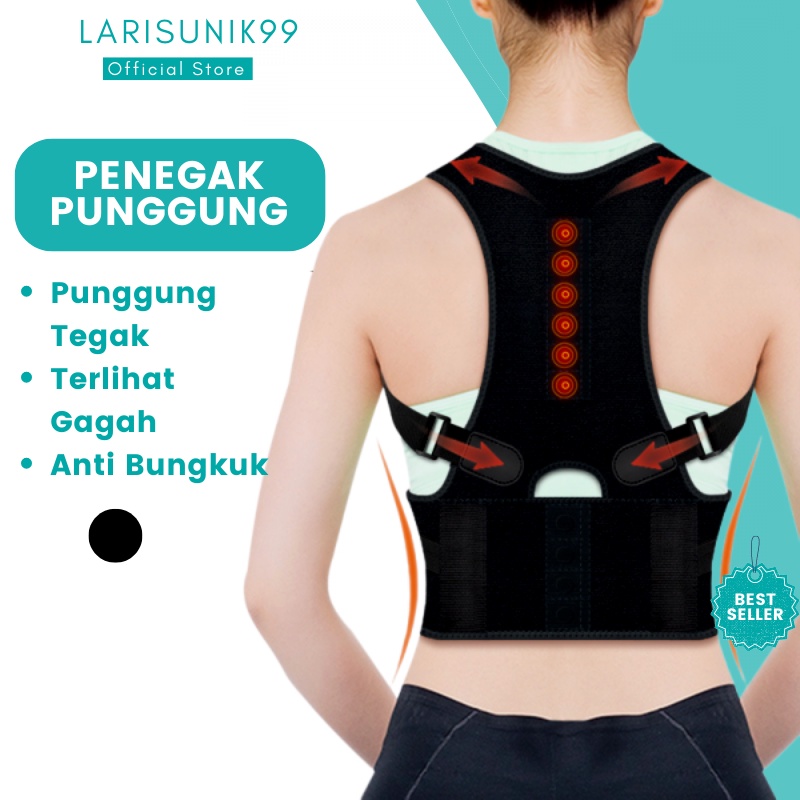 Sabuk Penyangga Punggung Korset Kesehatan Alat Terapi Penegak Punggung Posture Support Corector