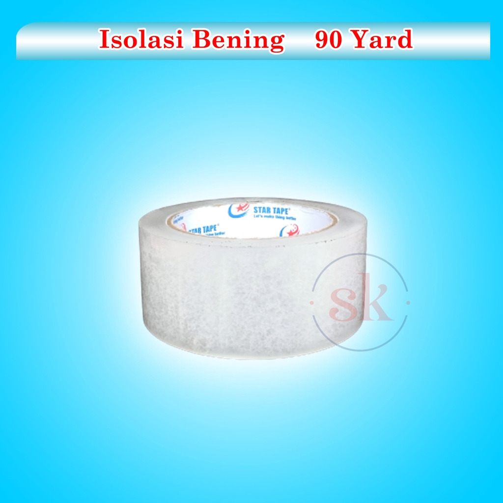 

Isolasi Bening Lakban Transparan 48 mm x 90 Yard