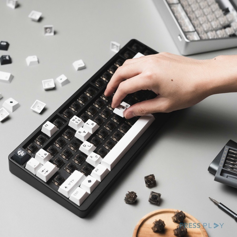 Press Play Titan80 Aluminum Barebone Mechanical Keyboard Barebones