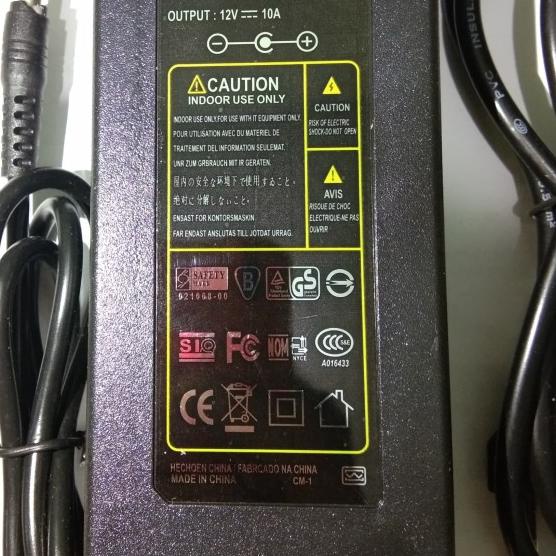 adaptor 12v 10A AC to DC