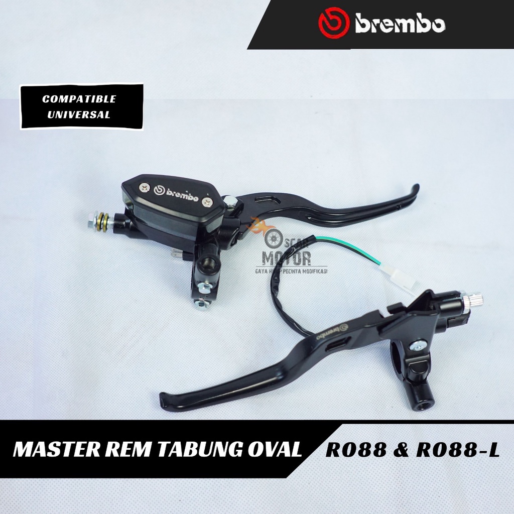 Master rem brcmbo universal model RCB tabung Oval 14MM   By Mega_Racing