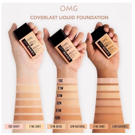 OMG / Oh My Glam Coverlast Liquid FOUNDATION